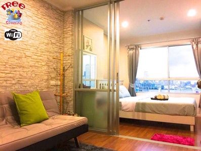 �����Ҥ͹�����Թ� ���� RCA 26 ���. 1 �͹ �֡ B ��� 14 ��ͧ����!!-For Rent Lumpini Park RCA Condo 26 Sqm. 1 Bed Brand new room!!