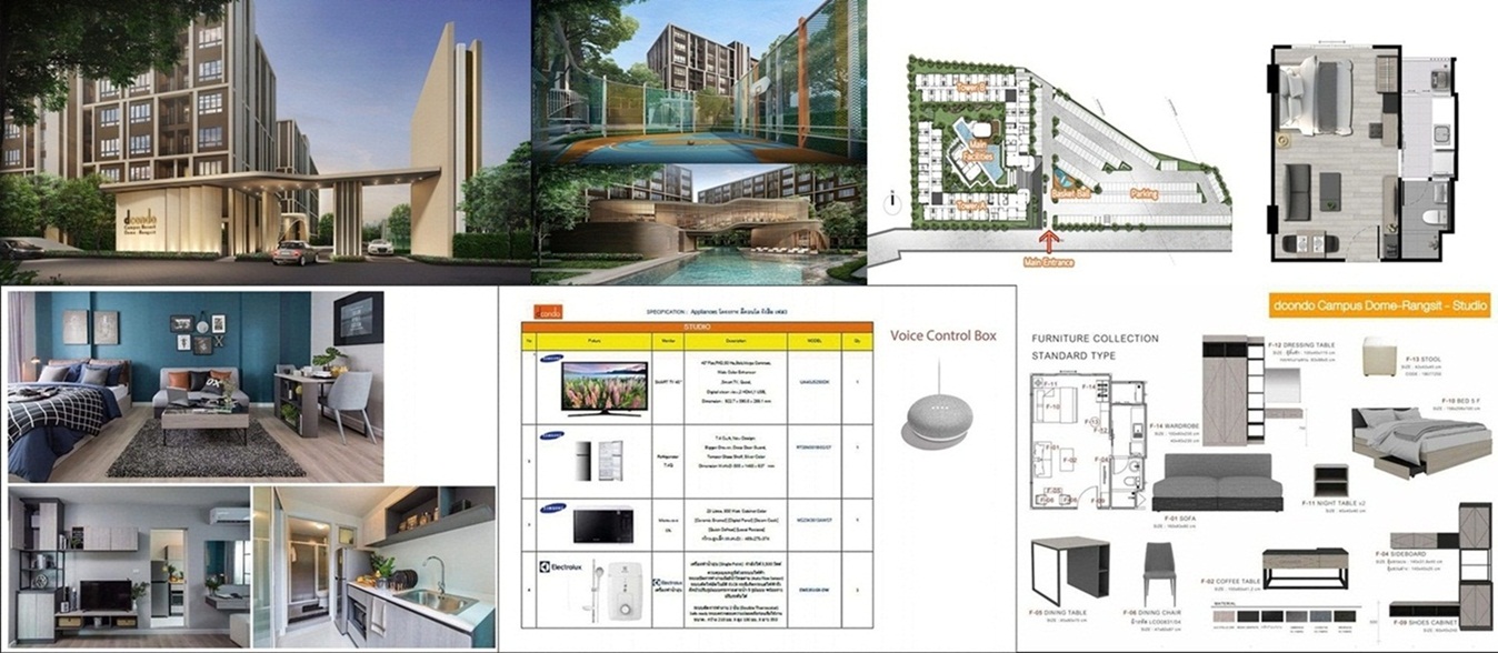 ขายดาวน์ Dcondo Campus Dome-Rangsit Fully Furnished พร้อมวิวสระว่ายน้ำ ขายดาวน์ Dcondo Campus Dome-Rangsit Fully Furnished พร้อมวิวสระว่ายน้ำ