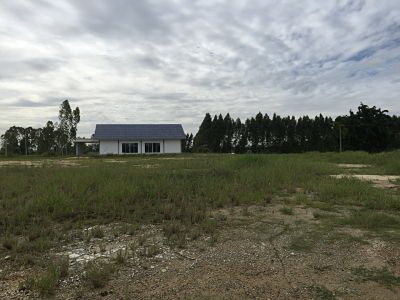 Brand new house for sale.  Suburb atmosphere, prosperous location, not lonely. Chon Buri 