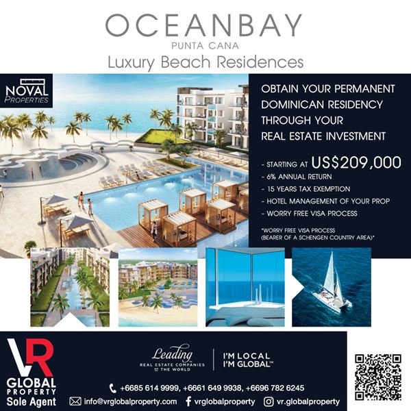 Ocean Bay Luxury Residences, Punta Cana - Dominican Republic Starting at US$209,000 Ocean Bay Luxury Residences, Punta Cana - Dominican Republic Starting at US$209,000