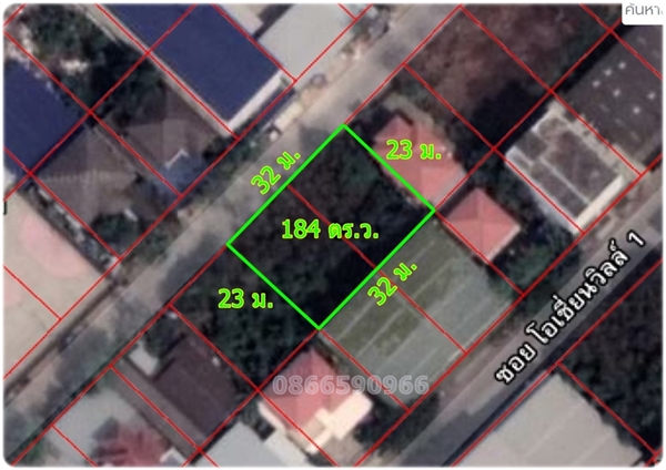 ขาย ที่ดิน สี่เหลี่ยมสวย ถมแล้ว 184 ตร.ว. หน้ากว้าง 32 ม. ซอยเทศบาลบางปู 70 ถนนคอนกรีต ใกล้รถไฟฟ้าสายสีเขียว ขาย ที่ดิน สี่เหลี่ยมสวย ถมแล้ว 184 ตร.ว. หน้ากว้าง 32 ม. ซอยเทศบาลบางปู 70 ถนนคอนกรีต ใกล้รถไฟฟ้าสายสีเขียว