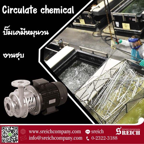 ปั๊มดูดเคมีหมุนวนในบ่อชุบ เคลือบ Anodize pump ปั๊มดูดเคมีหมุนวนในบ่อชุบ เคลือบ Anodize pump