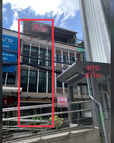 NS674 ให้เช่าและขายอาคารพาณิชย์ 4 ชั้น ติด BTS สำโรง NS674 ให้เช่าและขายอาคารพาณิชย์ 4 ชั้น ติด BTS สำโรง