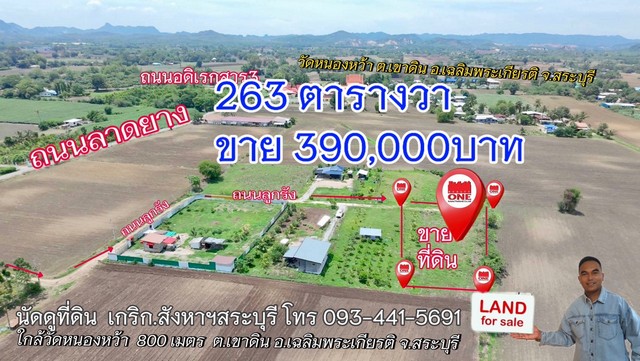 ขายที่ดินราคาถูกสระบุรีใกล้วัดหนองหว้า800ม อ.เฉลิมพระเกียรติ จ.สร ขายที่ดินราคาถูกสระบุรีใกล้วัดหนองหว้า800ม อ.เฉลิมพระเกียรติ จ.สร