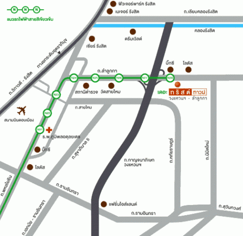 ให้เช่าบ้านทาวน์เฮาส์ The Trust Town วงแหวน-ลำลูกกา คลอง 6 ให้เช่าบ้านทาวน์เฮาส์ The Trust Town วงแหวน-ลำลูกกา คลอง 6