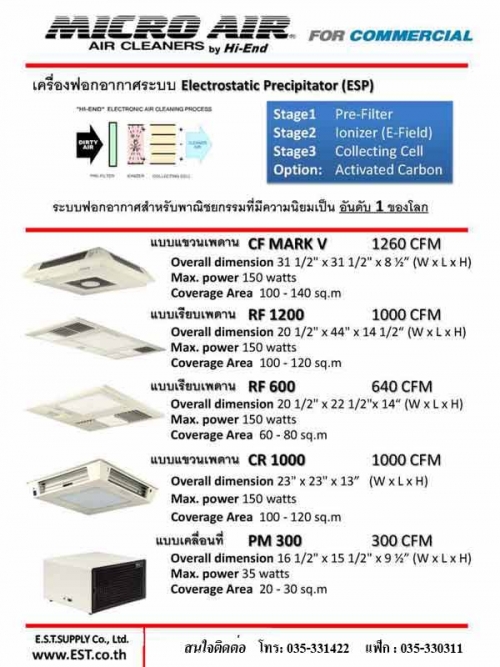 เครื่องฟอกอากาศ HI-END ( สาขาอยุธยา ) เครื่องฟอกอากาศ HI-END ( สาขาอยุธยา )
